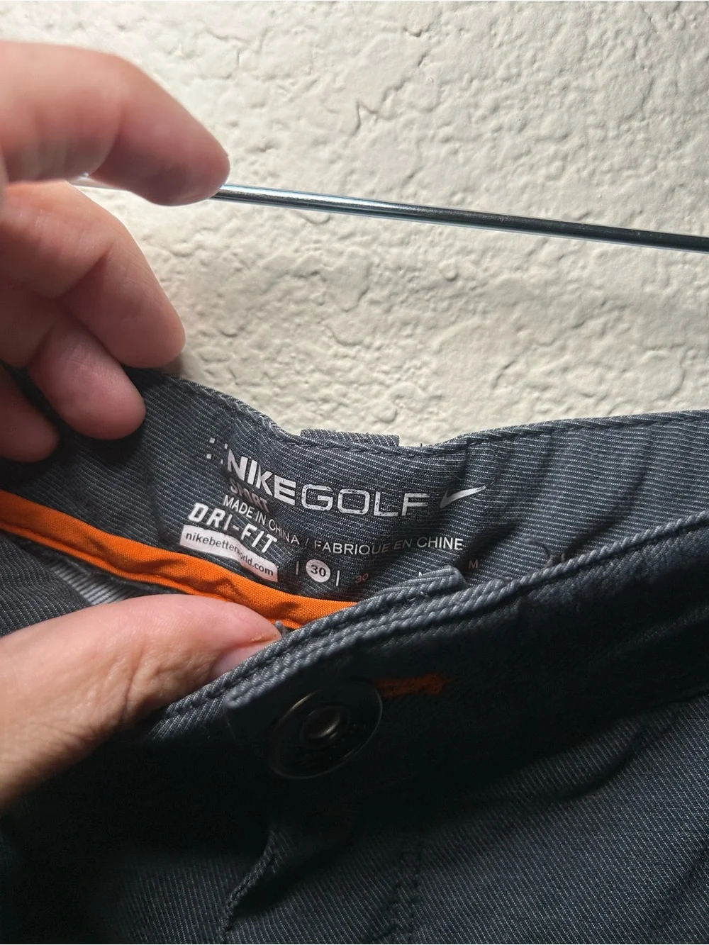 Nike Golf Sport Dri Fit Men's Dark Gray Casual Shorts 30‎ Outdoor